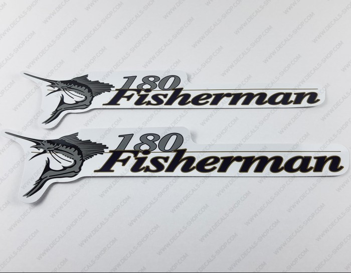 Wellcraft 180 Fisherman Boat Decal Set of 2 x 14.75" Wellcraft 180 Fisherman Boat Decal Set of 2 x 14.75"